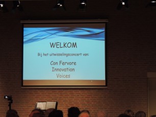 Uitwisselingsconcert Voices - Innovation - zanggroep Confervore
